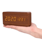 Zegar LED z wyświetlaczem temperatury i 3 czasami alarmu