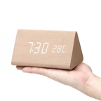 Zegar LED z wyświetlaczem temperatury i 3 czasami alarmu