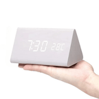 Zegar LED z wyświetlaczem temperatury i 3 czasami alarmu