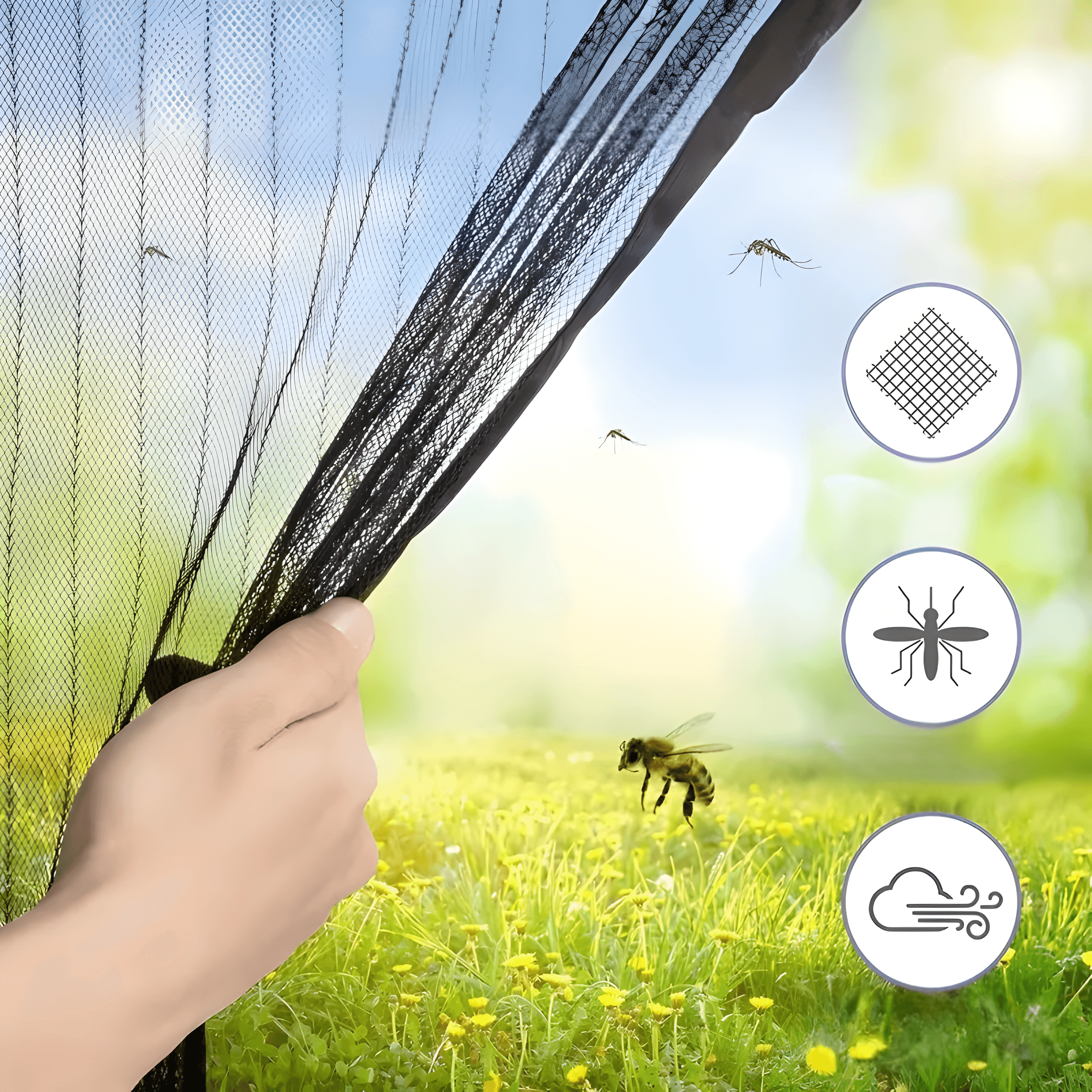 MagnetTür Fliegenschutz Netz Selbstschließend Für Türen