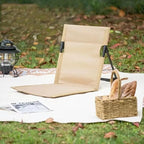 RelaxFold Klappbarer Strandstuhl mit Rückenlehne für Strand und Camping