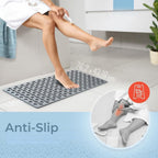 SafeStep Rutschfeste Duschmatte mit Saugnäpfen und Wasserablauf