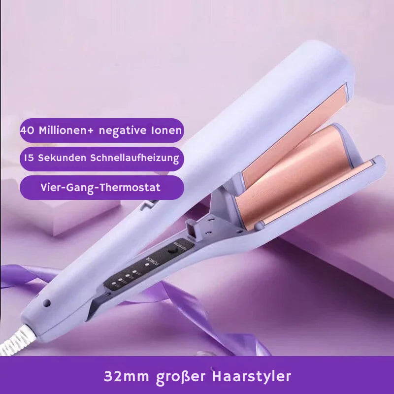 CurlGlanz Stylingstab – Keramik Lockenstab mit Ionenpflege