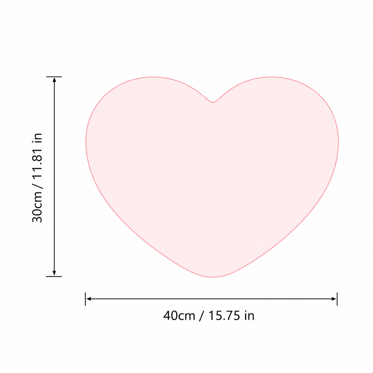 HerzLiebe dekorationspude i hjerteform