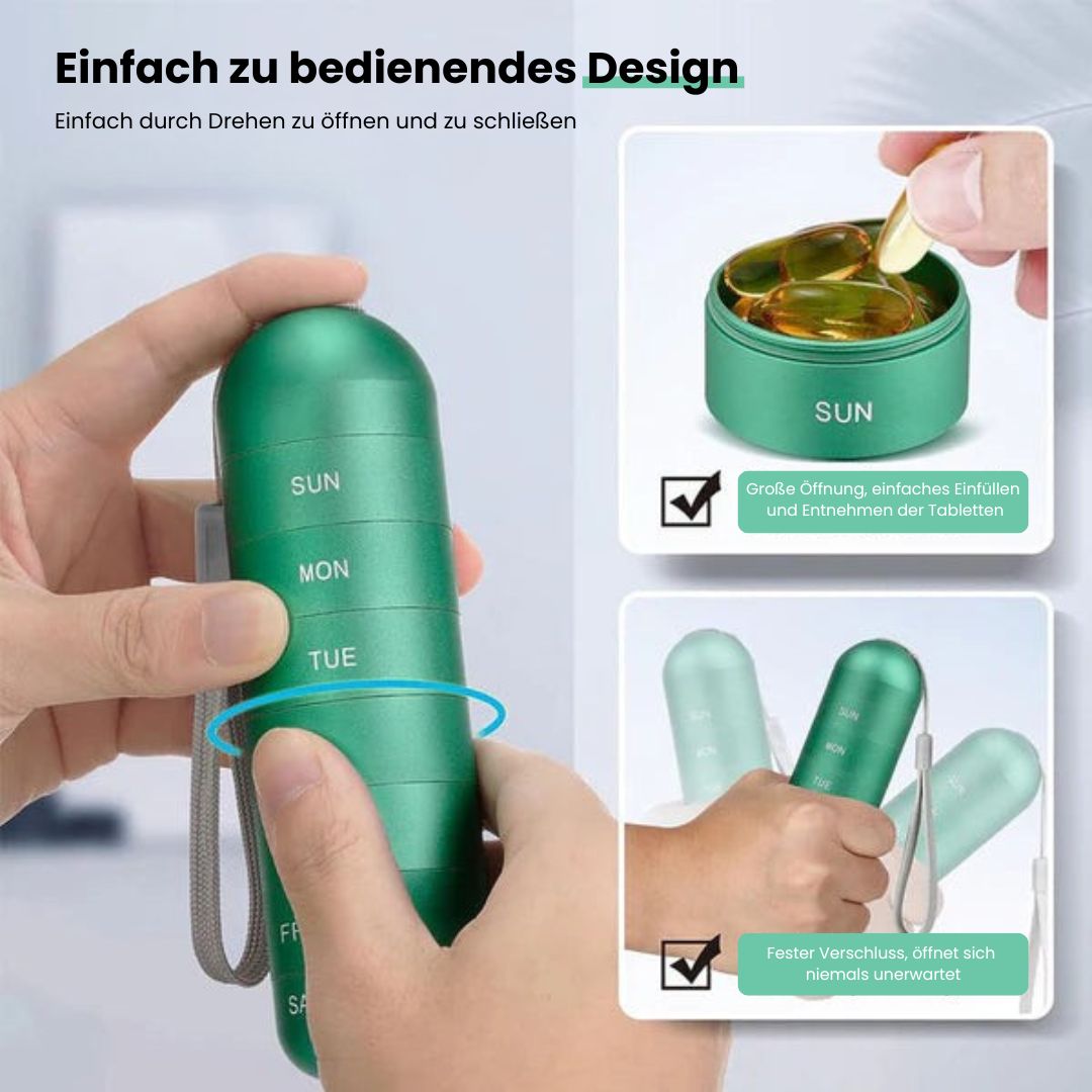 AluBox Aufbewahrungsbox mit 7 Fächern