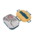WarmPort Bento Lunchbox aus Edelstahl mit Fächern und Suppenschale