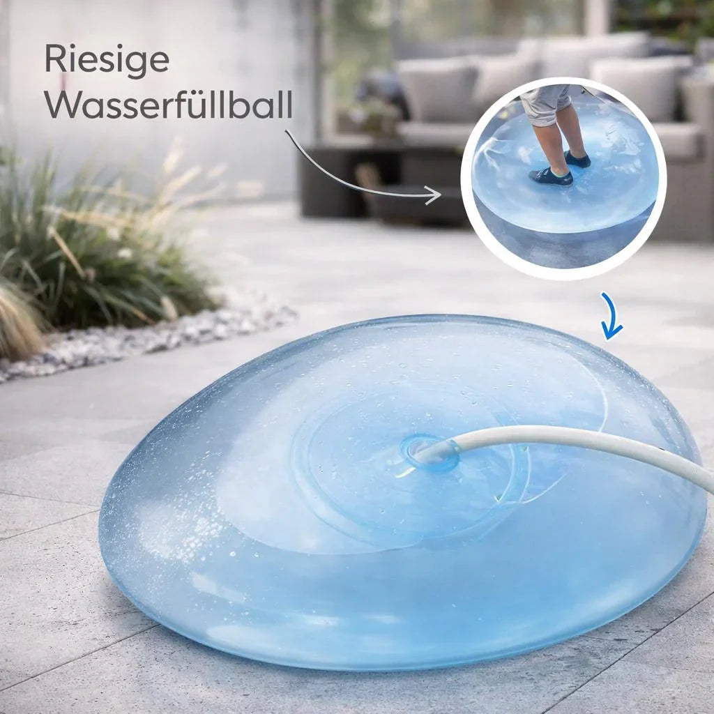 BlubberBall Aufblasbarer Spielball für Garten Strand und Outdoor-Spaß