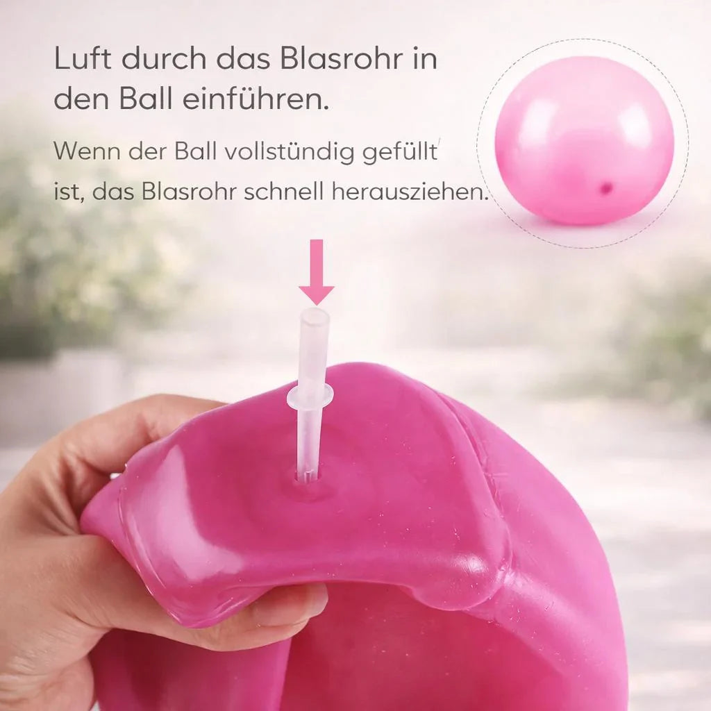BlubberBall Aufblasbarer Spielball für Garten Strand und Outdoor-Spaß