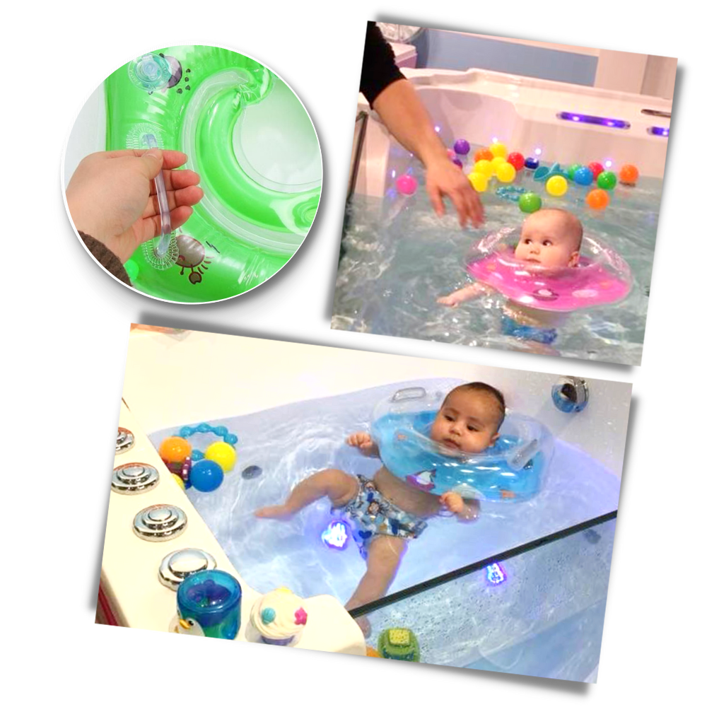 AquaNest Baby Schwimmring Aufblasbare Schwimmhilfe für Kleinkinder