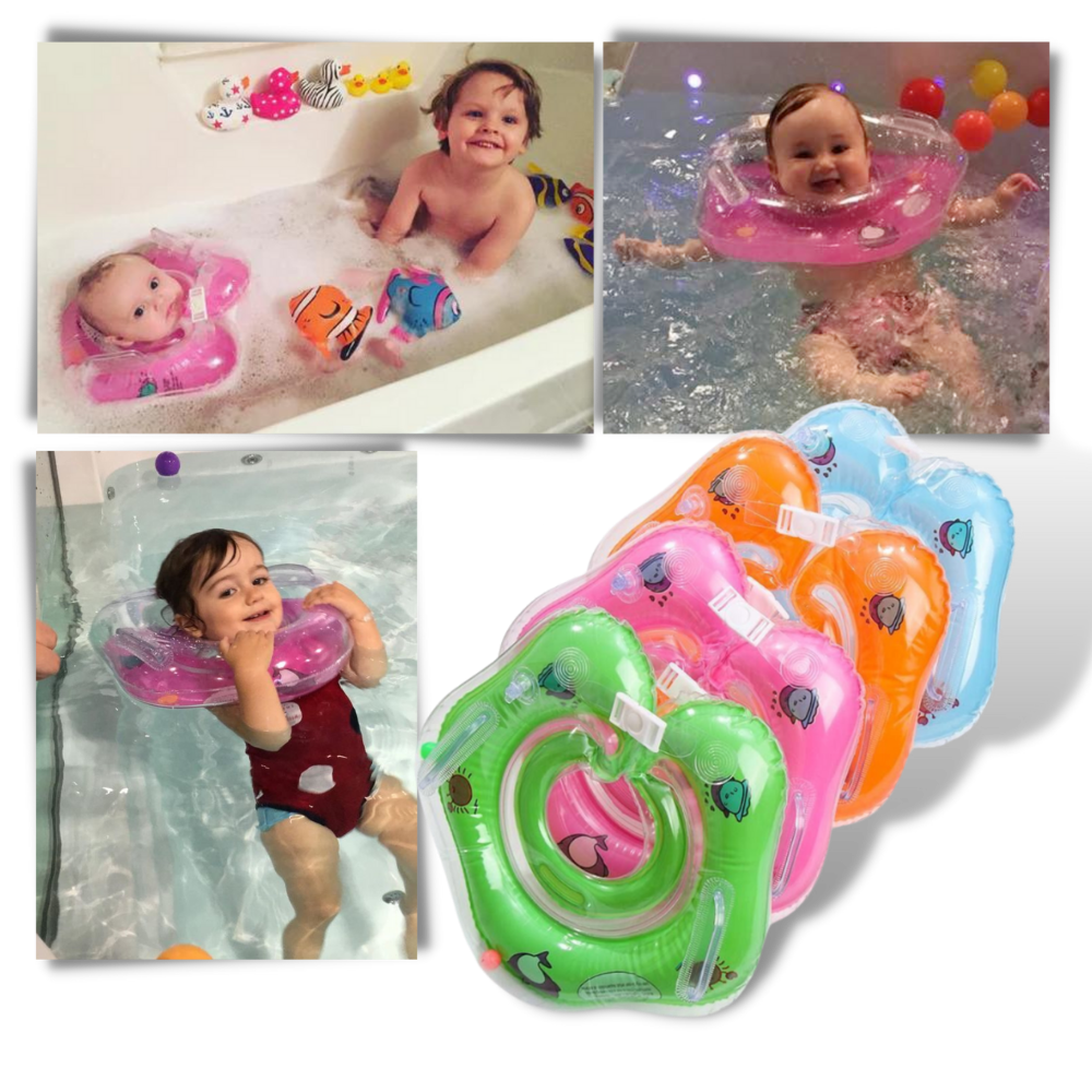 AquaNest Baby Schwimmring Aufblasbare Schwimmhilfe für Kleinkinder