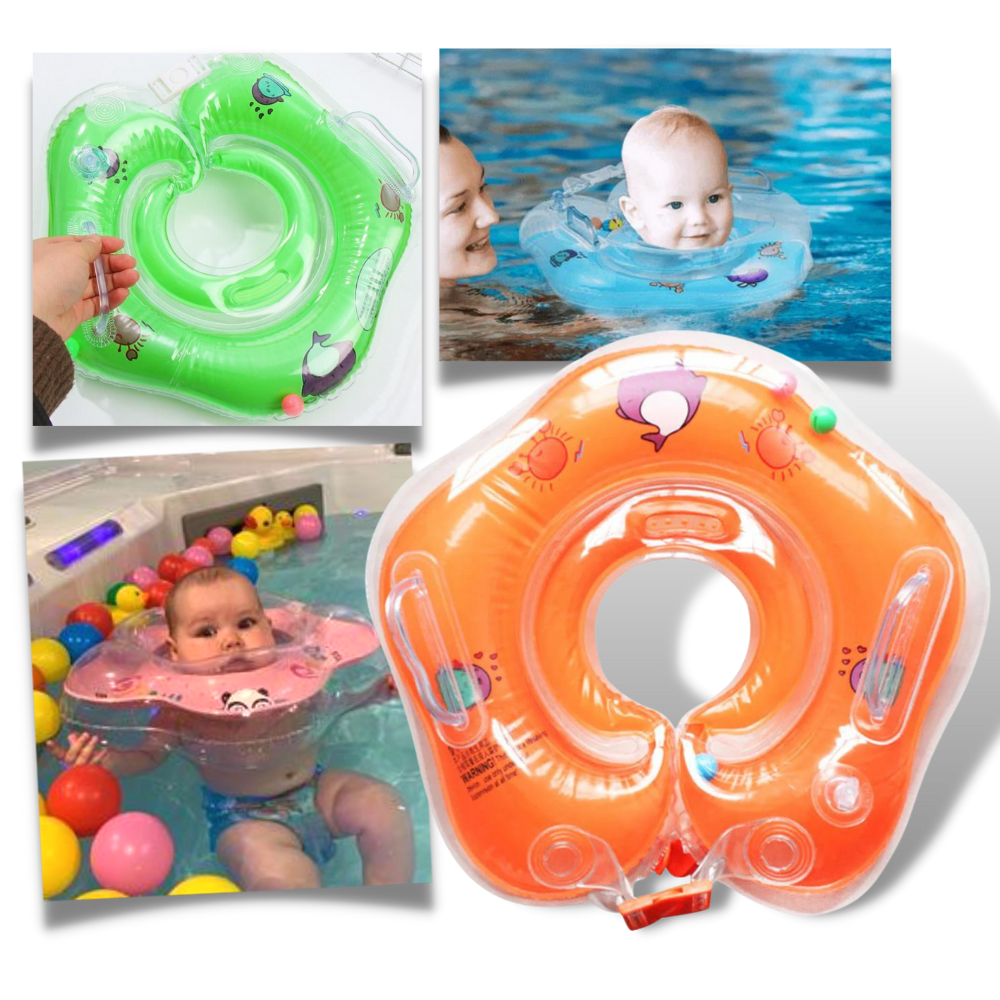 AquaNest Baby Schwimmring Aufblasbare Schwimmhilfe für Kleinkinder