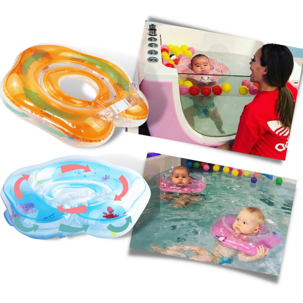 AquaNest Baby Schwimmring Aufblasbare Schwimmhilfe für Kleinkinder