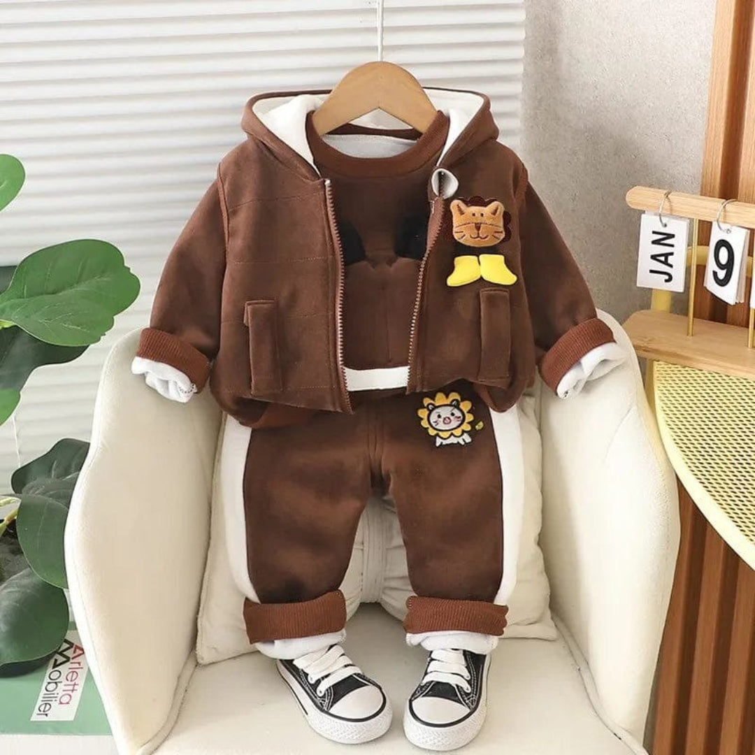 BearBuddy Babyset 3-teilig – Jacke, Weste und Hose