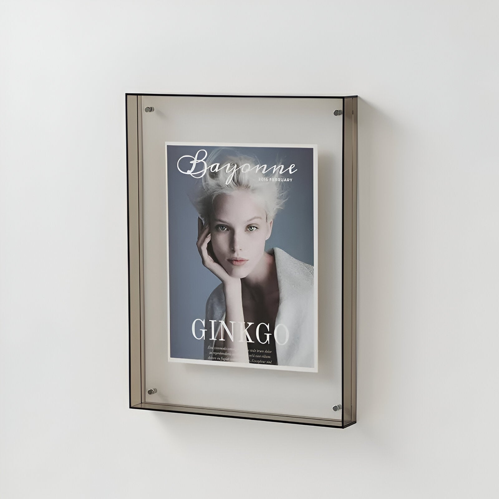 ClearFrame akryl billedramme med gennemsigtigt moderne design
