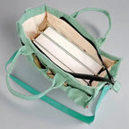 Schultertasche Damen Groß Cord für Freizeit und Arbeit