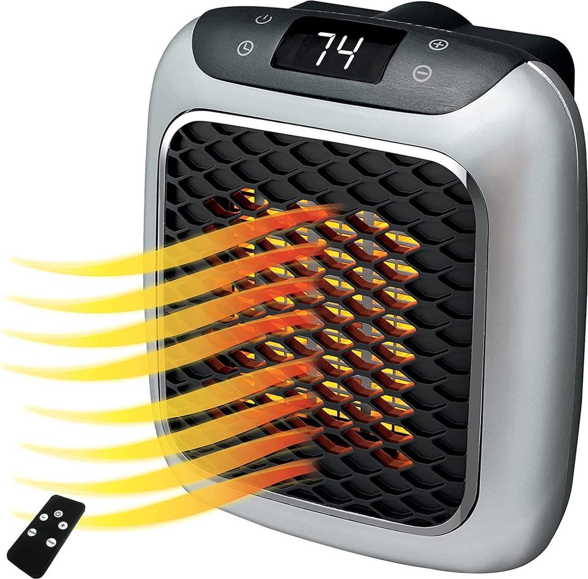Kompaktowy grzejnik wentylatorowy 800W z filtrem