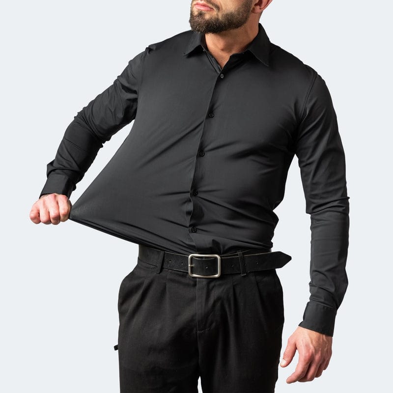 Flexaro Herrenhemd – Elegantes Hemd mit Knopfleiste und Kragen