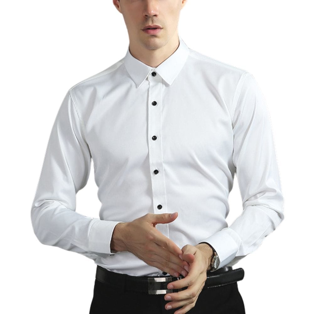 Flexaro Herrenhemd – Elegantes Hemd mit Knopfleiste und Kragen