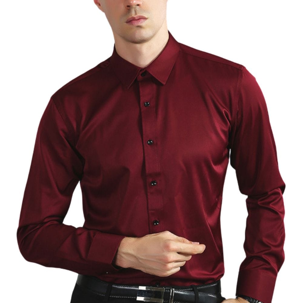 Flexaro Herrenhemd – Elegantes Hemd mit Knopfleiste und Kragen