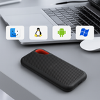 DatenKern Zewnętrzny Dysk Półprzewodnikowy 2TB USB-C Szybki Przenośny Pamięć