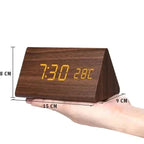 Zegar LED z wyświetlaczem temperatury i 3 czasami alarmu