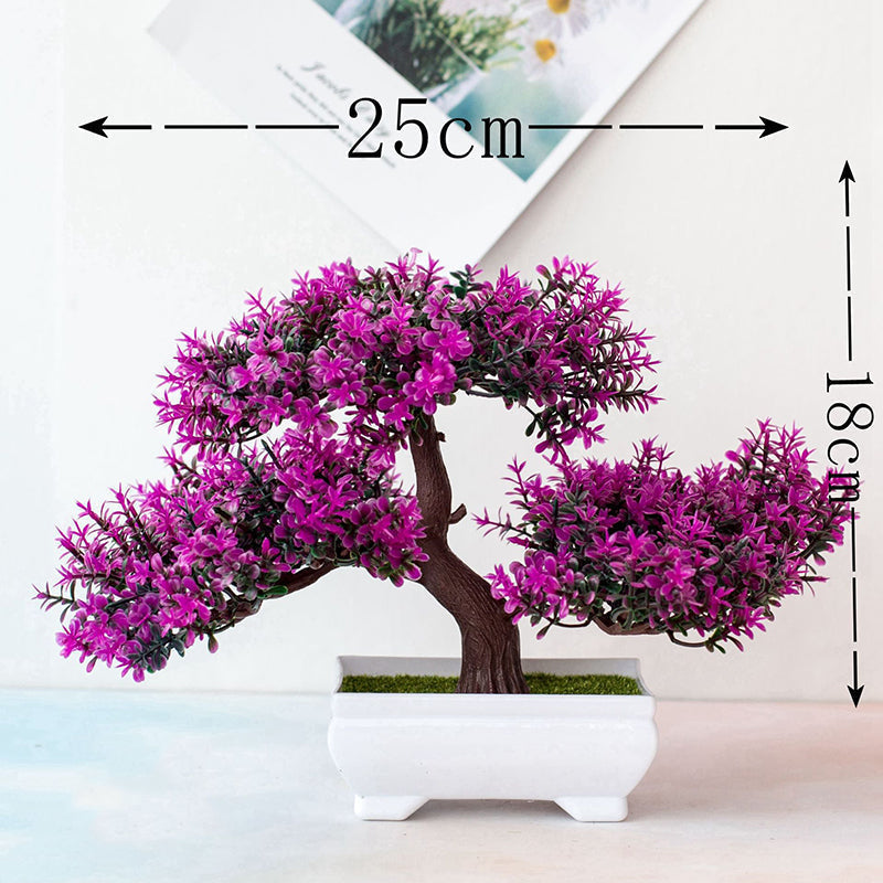 GrünZen Kunstbonsai Dekopflanze für Wohnraum und Büro