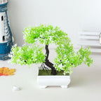 GrünZen Kunstbonsai Dekopflanze für Wohnraum und Büro