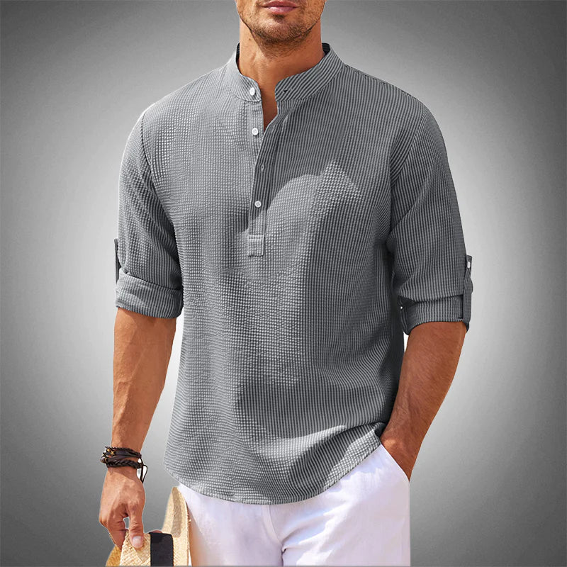 UrbanCore Langarmshirt Herren – Klassisches Freizeitshirt mit Komfort