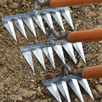 GartenPro Bodenrechen – Stalowy grabi do chwastów do pracy w ogrodzie