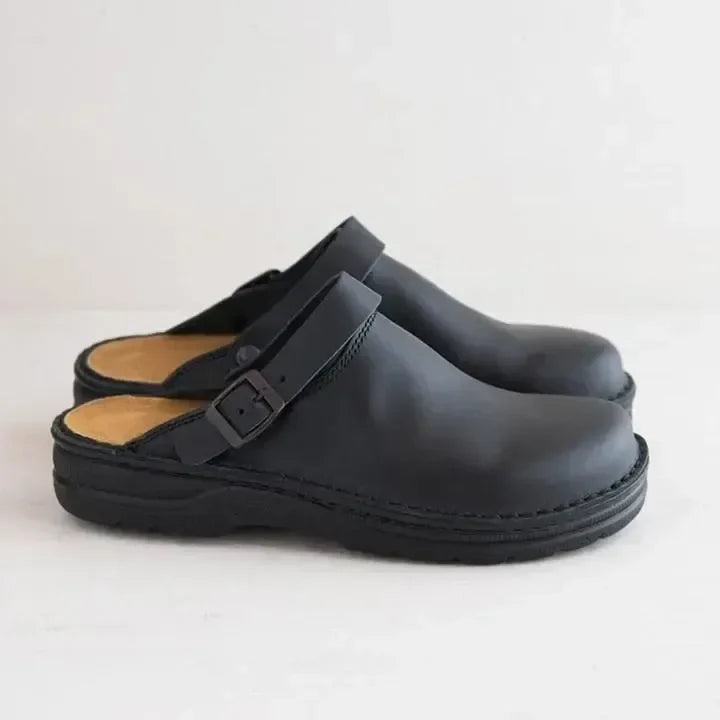 Herren Slip-On Schuhe in Lederoptik