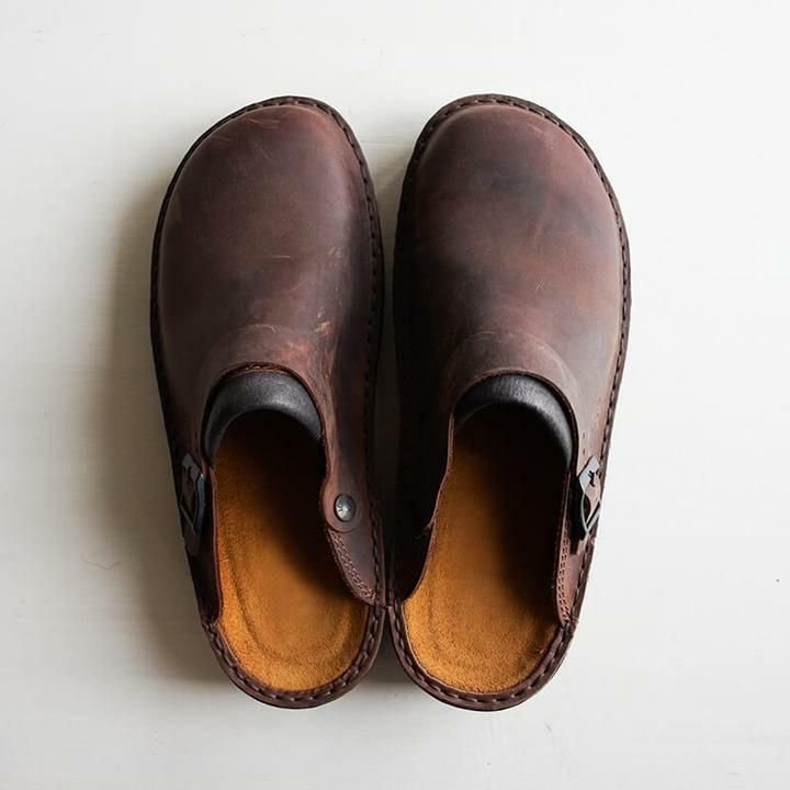 Herren Slip-On Schuhe in Lederoptik