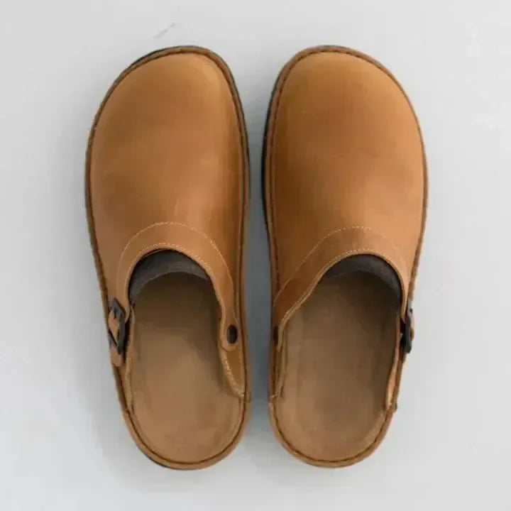 Herren Slip-On Schuhe in Lederoptik