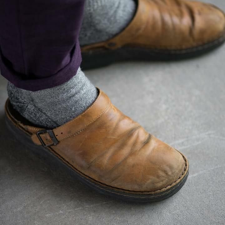 Herren Slip-On Schuhe in Lederoptik