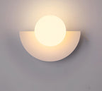 Lampa ścienna Nordexa Halbrunde z metalu z oświetleniem LED