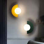 Lampa ścienna Nordexa Halbrunde z metalu z oświetleniem LED