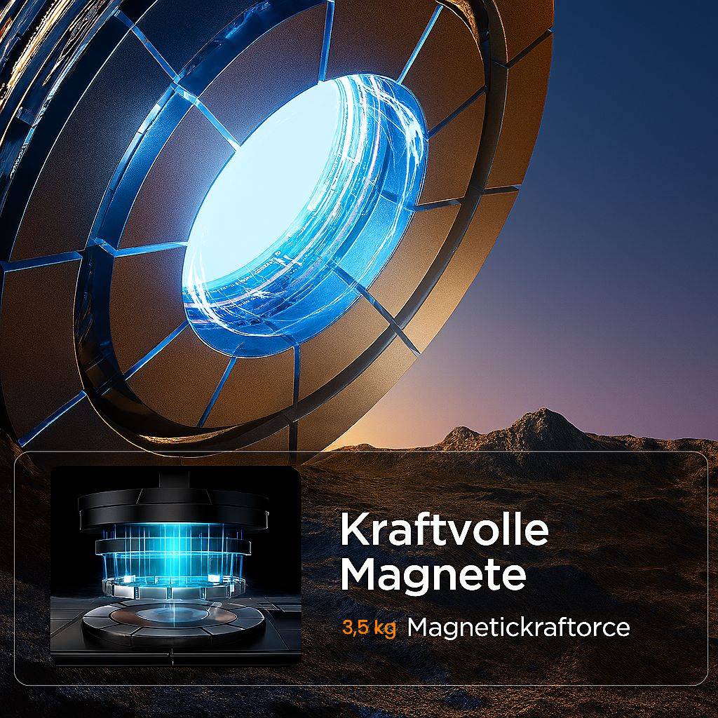 FahrMag Magnetische Auto Handyhalterung Faltbar für Smartphone