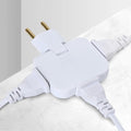 PowerFlex Drehbarer 3-fach Steckdosenadapter mit 180° Schwenkkopf