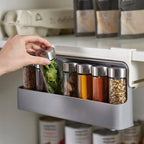 KüchenSpice Organizer – Organizer na przyprawy pod półką z słoikami
