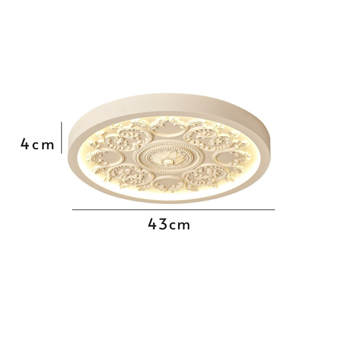 LumaStone LED Deckenleuchte – Dimmbare Deckenlampe mit Fernbedienung