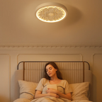 LichtAura Lampa sufitowa LED z możliwością ściemniania z pilotem Nowoczesna