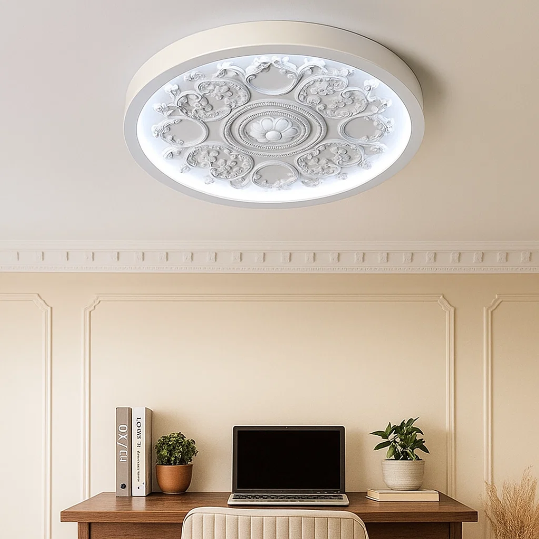 LumaStone LED Deckenleuchte – Dimmbare Deckenlampe mit Fernbedienung