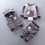 BearBuddy Babyset 3-teilig – Jacke, Weste und Hose
