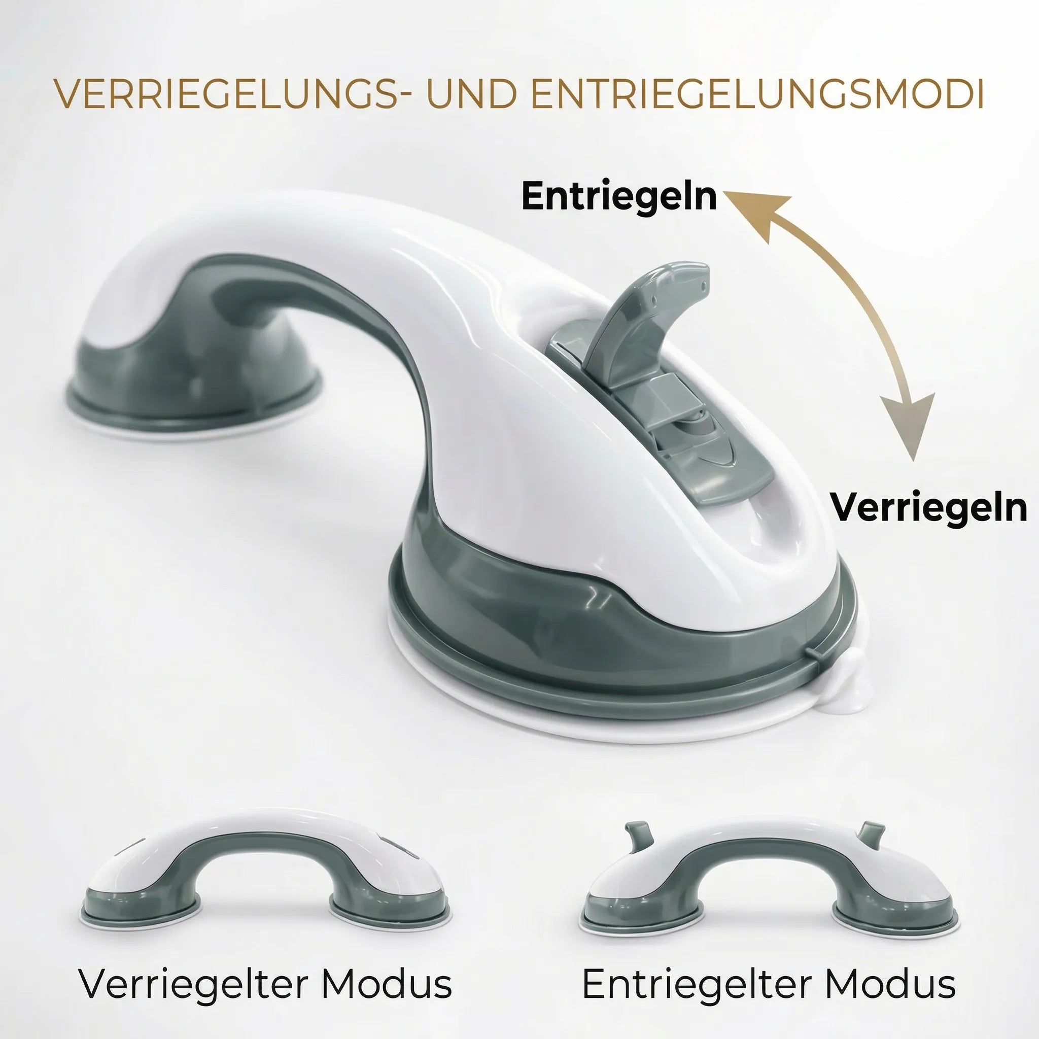 SafeGrip Bad-Haltegriff mit Saugnapf