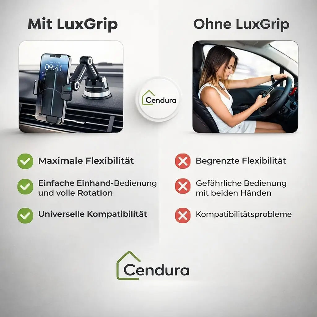Auto Handyhalterung Saugnapf 360 Grad Drehbar Universell