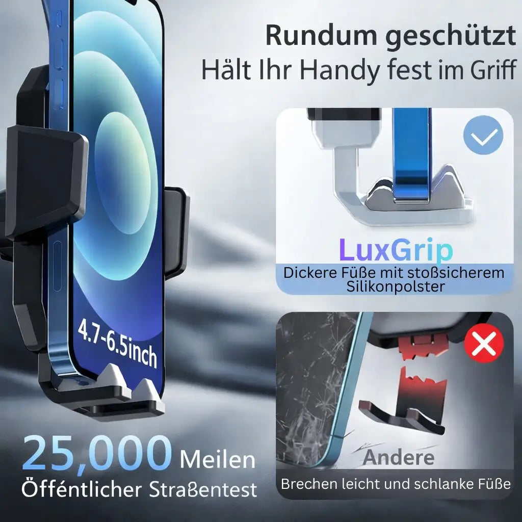 DriveFlex Handyhalterung – Auto Smartphone Halter mit Saugnapf