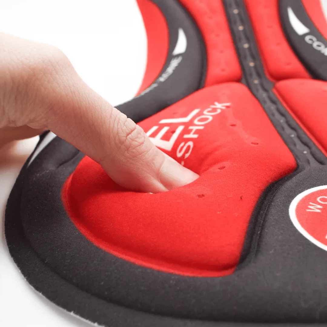 Wyściełane męskie spodenki pod motocykl RideComfort z 5D żelową wkładką