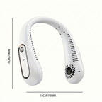 CoolBreeze Tragbarer USB Nackenventilator mit 360° Luftzirkulation