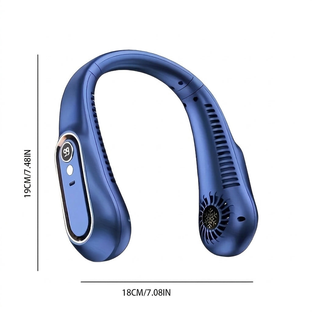 CoolBreeze Tragbarer USB Nackenventilator mit 360° Luftzirkulation