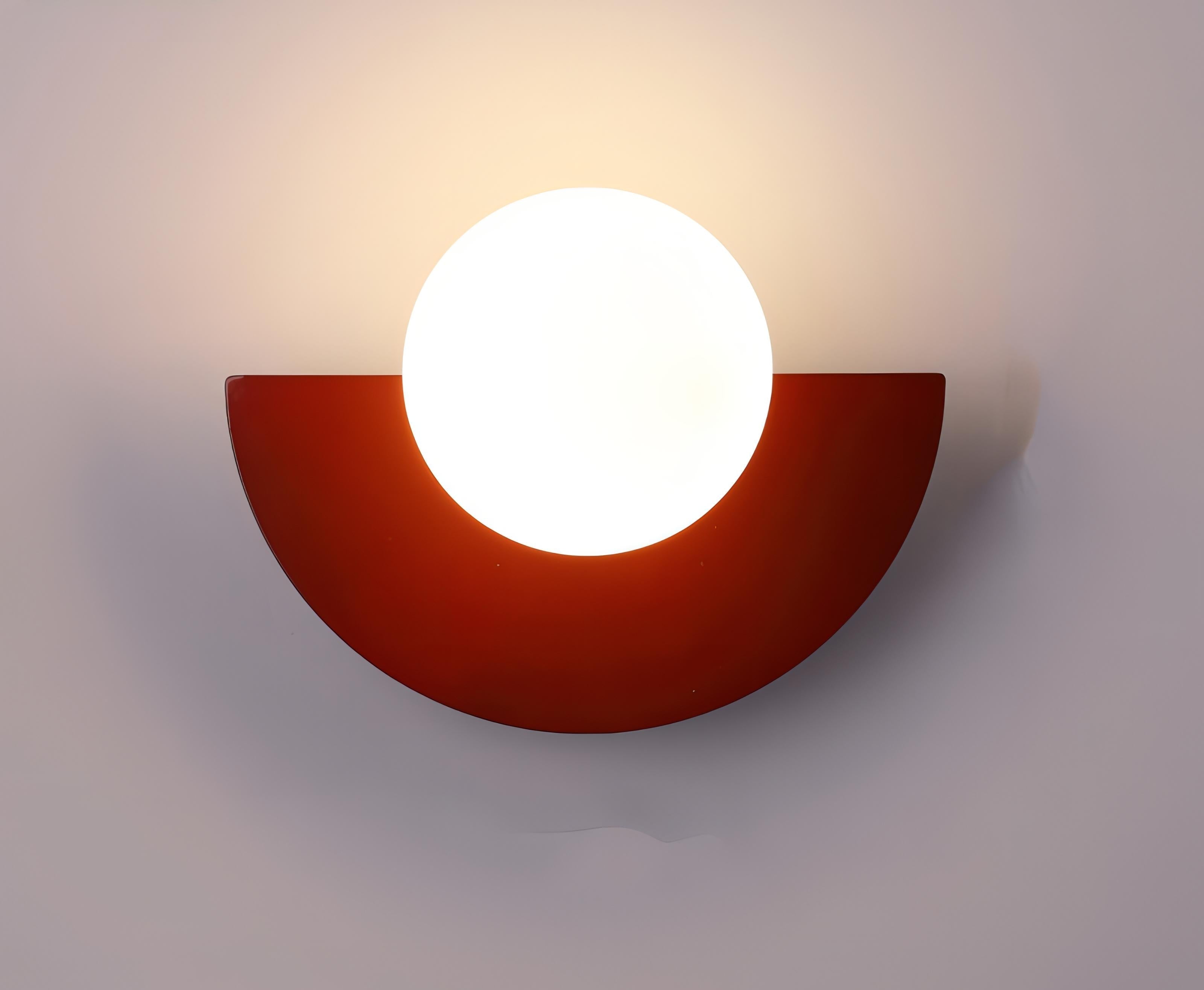 Lampa ścienna Nordexa Halbrunde z metalu z oświetleniem LED