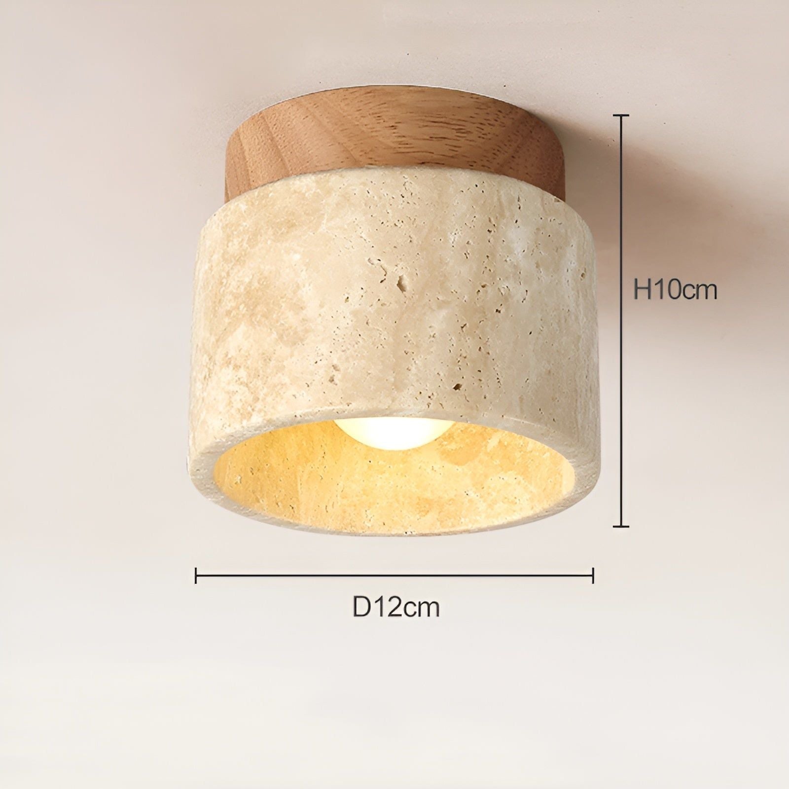 Deckenleuchte mit LED ruhiges Lichtbild minimalistisch